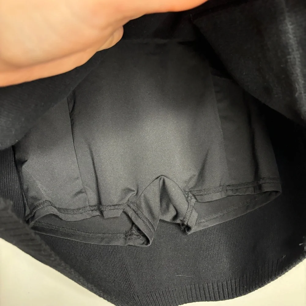 Alo Scholar Knit Cargo Skirt XXS Black